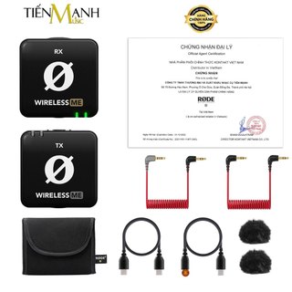 Micro rode wireless me 1 phát 1 thu - mic thu âm livestream, phỏng vấn ngoài trời microphone không dây