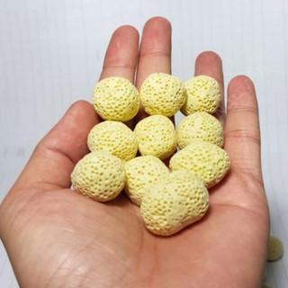 100gr sứ bi viên vàng lọc nước bể cá cảnh - vật liệu lọc bể cá