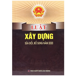 Sách - luật xây dựng sđ,bs năm 2020