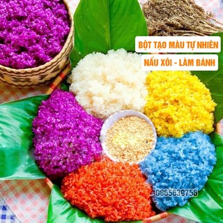 Bột tạo màu thực phẩm tự nhiên bột rau củ quả trái cây gói 10g dùng nấu xôi, làm bánh