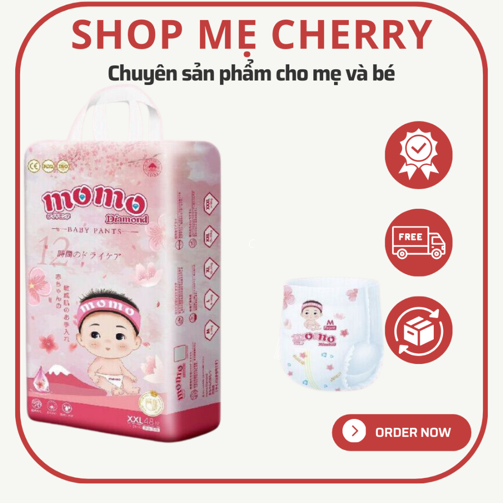 tã bỉm momo diamond cho bé đủ size
