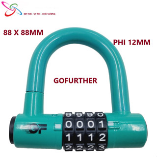 Khóa Mã số ,Khóa U Số 4 Chữ Số Cầu 12mm GOFURTHER,HD
