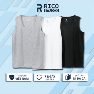  Áo ba lỗ thun gân, form ôm body - Rico - M04