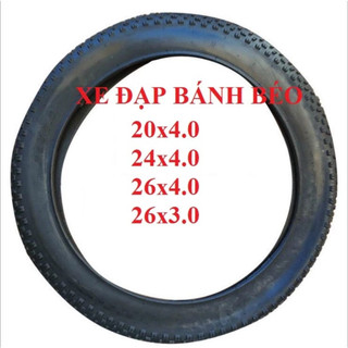Săm lốp vỏ ruột xe đạp bánh béo 20x4.0 24x4.0 26x4.0 | hàng cao cấp