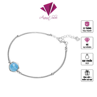 Ancarat- vòng tay đá amarine 1 hạt
