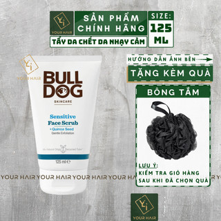Kem tẩy da chết cho da nhạy cảm Bulldog Sensitive Face Scrub - 125ml