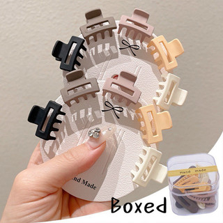 Set 2 Kẹp tóc chữ nhật mini màu pastel kẹp kiểu dễ thương