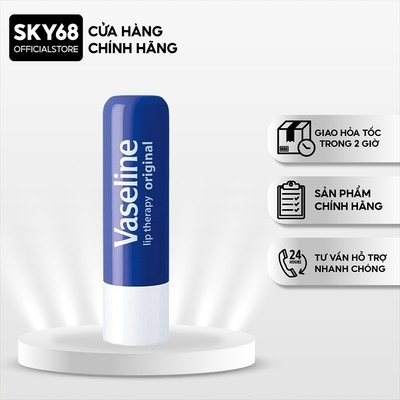 Son Dưỡng Môi Mềm Mịn Dạng Thỏi Vaseline Lip Therapy 4.8g - ORIGINAL