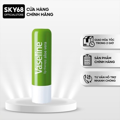 Son Dưỡng Môi Lô Hội Dạng Thỏi Vaseline Lip Therapy 4.8g - ALOE VERA
