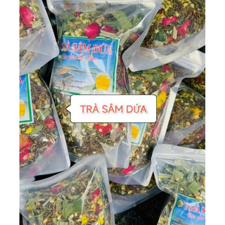 Trà sâm dứa thơm ngon, trà sâm dứa thanh nhiệt mát gan dễ ngủ gói 500g đặc sản đà nẵng