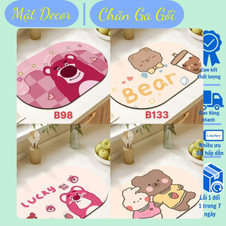 Thảm lau chân, thảm chùi chân nhà bếp bali đế cao su chống trơn trượt 40x60cm