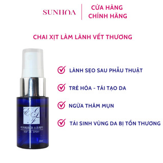 Egf tế bào gốc tươi tái tạo da cao cấp egf cr spray 20ml, 15g, 7g, 3g