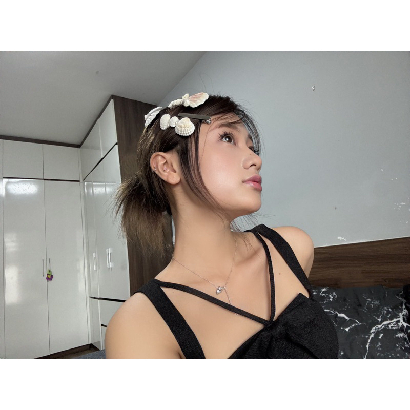 (CÓ SẴN -ẢNH THẬT) KẸP TÓC VỎ SÒ 🐚🪸