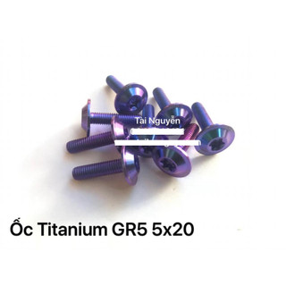 ỐC TITANIUM GR5 5x20 - GIÁ BÁN 1 CON