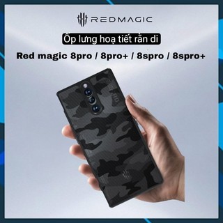 Ốp lưng ibm'rs tpu mặt lưng hoạ tiết rằn di nubia red magic 8 pro / 8 pro + / 8s pro / 8s pro +