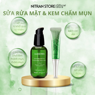 Combo 2 Sản Phẩm: Sửa Rửa Mặt Khổ Qua + Kem Chấm Mụn Khổ Qua SoHerbs: Làm Sạch Da Và Giảm Mụn Tốt