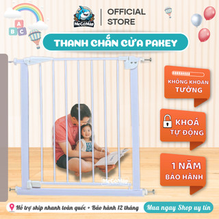 Thanh Chắn Cầu Thang, Thanh Chắn Cửa Pakey Không Khoan Đục Cao 79cm An Toàn Cho Trẻ Nhỏ