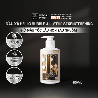  Dầu xả mise en scene Hello Bubble All Star Strengthening giúp tóc chắc khỏe phù hợp tóc nhuộm 500ml