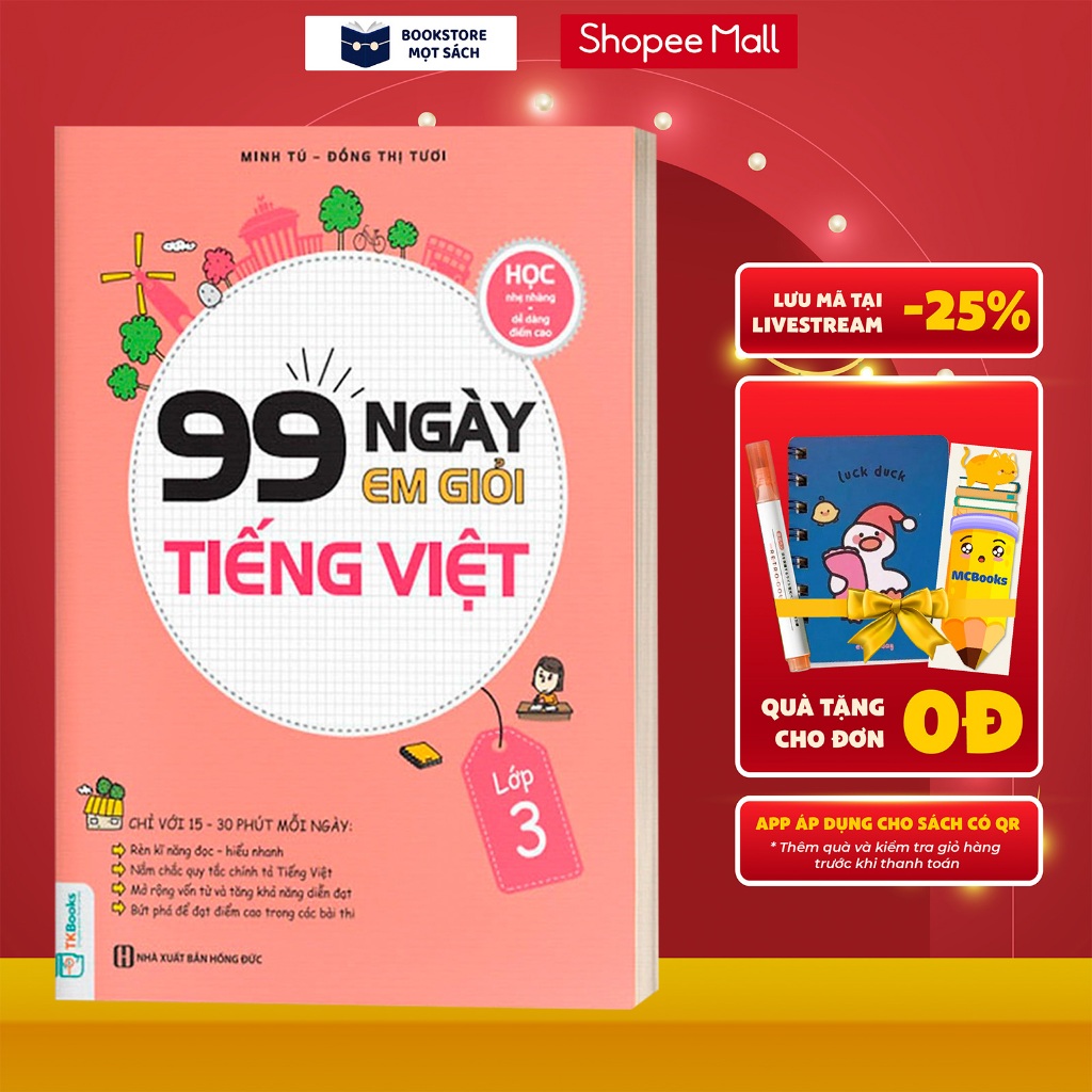 Sách - 99 Ngày Em Giỏi Tiếng Việt Lớp 3