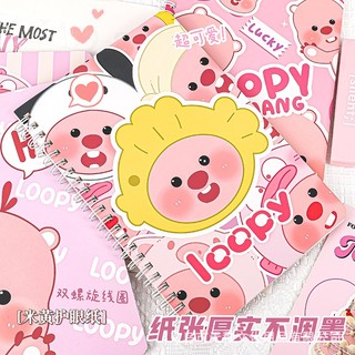 Sổ lò xo A5 kẻ ngang 120 trang 70gsm 140x207mm lò xo kép, HXGS sổ kẻ ngang ghi chép tha hồ lựa chọn
