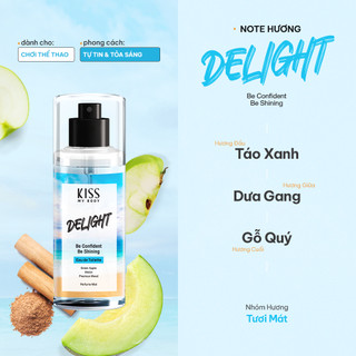 Xịt Thơm Toàn Thân Hương Nước Hoa KISS MY BODY Perfume Mist - Hương DELIGHT 88ML