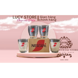 Bộ 3 ly 4 ly thuỷ tinh nescafe