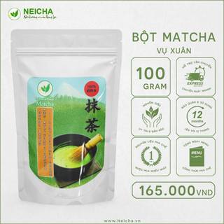 Bột matcha Nhật vụ xuân gói 100gr