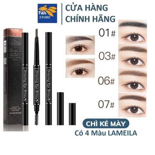 Chì kẻ mày lameila 02 đầu double effect – bút kẻ mày lameila 2 đầu không thấm nước