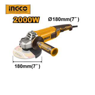 Ingco máy mài góc cầm tay công suất 2000w ag200018