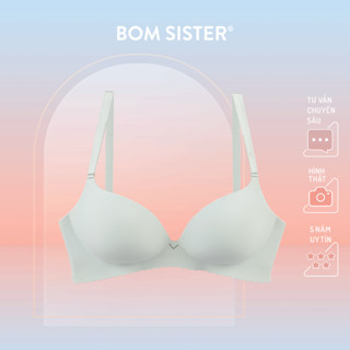 Áo lót không gọng mút mỏng su đúc màu pastel BOM SISTER A1614