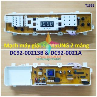 Mạch máy giặt SAMSUNG cửa đứng 2 mảng DC92- 00213B & DC92-0021A