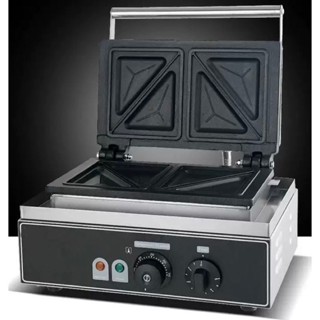 Máy Làm Bánh Hotdog Tam Giác 4 Khuôn - Máy Nướng Bánh Sandwich 4 Chiếc Công Suất 1500W - Bảo hành 12 tháng