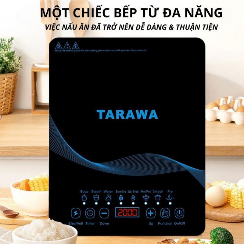 Bếp Từ Đơn Cao Cấp Tarawa 2200W, Nhiều Chế Độ, Màn Hình Cảm Ứng, Tiết Kiệm Điện - BT04 Bếp Điện