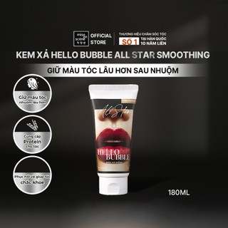  Kem xả mise en scene Hello Bubble All Star Smoothing Treatment 180ml cung cấp Protein