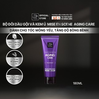  Kem ủ mise en scene Aging Care tăng độ bồng bềnh cho tóc, giảm chẻ ngọn, mỏng, yếu 180ml