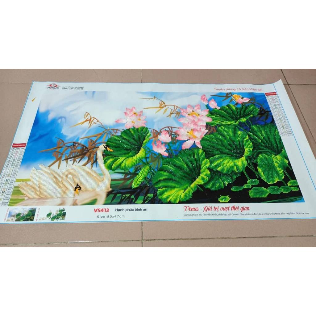 Tranh đính đá VS413 (80 x 47 cm)