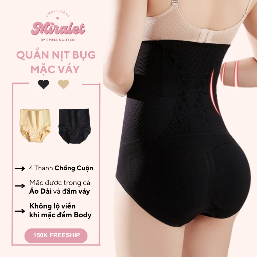 [Sẵn XS->6XL]  Quần gen nịt bụng mặc váy định hình bigsize- Nịt Bụng định hình Latex eo thon, Bigsiz
