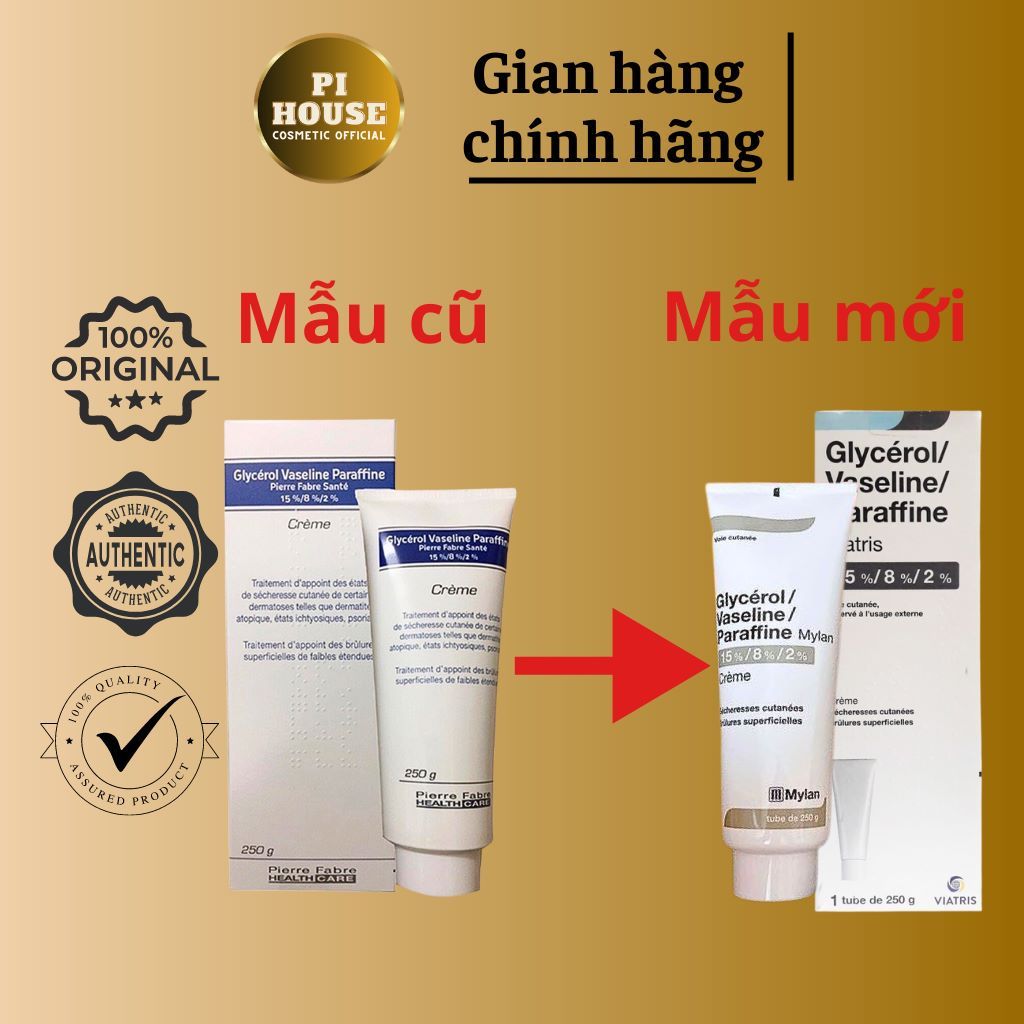 Kem Dưỡng Da Chống Nẻ Pháp Dexeryl Crème - Nẻ Chàm Glycerol Vaseline Paraffine