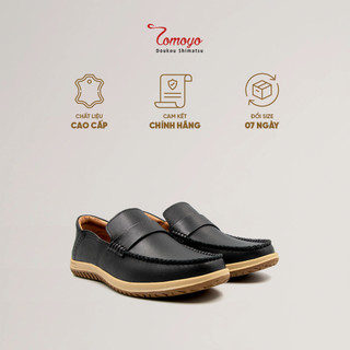 Giày Lười Nam Da Bò Thật Tomoyo TMN23001