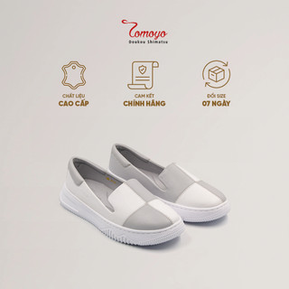 Giày Sneaker Nữ Tomoyo Da Microfiber Hoạ Tiết Sọc Caro "SIÊU CÁ TÍNH" TMW31200