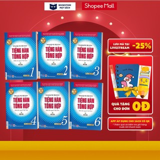 Sách - combo tiếng hàn tổng hợp dành cho người việt nam tập 1-6 - giáo trình kèm sách bài tập