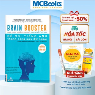 Sách - Brain booster Nghe phản xạ tiếng Anh nhờ công nghệ sóng não - tiếng Anh phát triển sự nghiệp