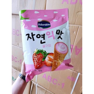 Bánh ốc quế kem thơm ngon Adorable - gói 300g