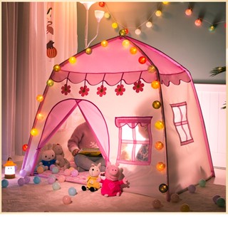 [Tặng kèm đèn nháy🎇] Lều cho bé, Lều công chúa hoàng tử 🎁 mẫu mới 2025, khung inox (hoặc nhựa) vải dù cao cấp