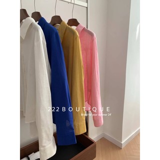Áo sơ mi linen ak 8361 hàn quốc