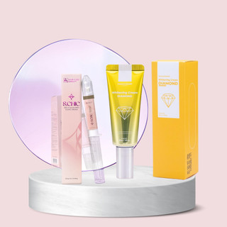 Combo siêu vi gai S.CHIC và kem tái tạo kim cương Chamomileskill