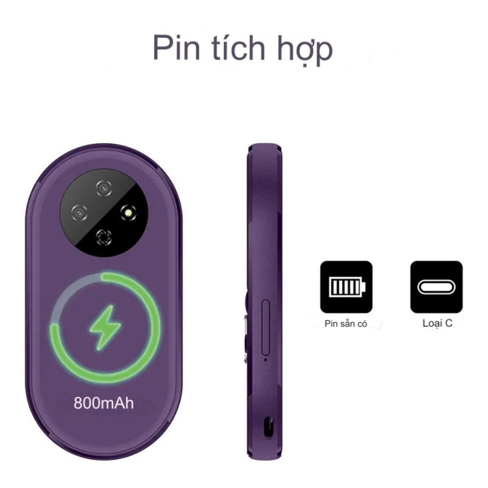 Điện Thoại i15 Pro Mini Mặt Tròn Độc Lạ Máy 2 Sim hỗ trợ 3G 4G Bàn Phím To Tặng Kèm Ốp Lưng Pin trâu nghe nhạc chụp ảnh | BigBuy360 - bigbuy360.vn