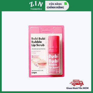 [Mẫu Mới 2021] Bubi Bubi Lip Son Dưỡng môi tẩy tế bào chết môi - tẩy da chết môi - gel làm mềm và hồng môi By Unpa