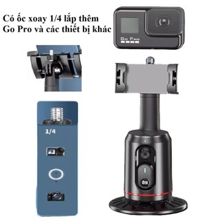 Gimbal Q02 Tay Cầm Chống Rung Điện Tử Nhận diện khuôn mặt AI 360° Gimbal Điện Thoại Chống Rung
