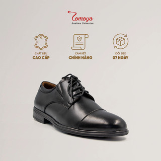 Giày Tây Nam Công Sở Oxford Tomoyo Da Bò Nhập Khẩu Cao Cấp TMN22501